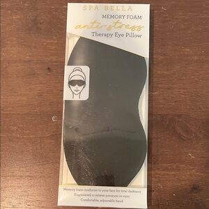 Black Therapy Eye Pillow